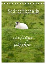 Schottlands vielfältiger Westen (Tischkalender 2027 DIN A5 hoch), CALVENDO Monatskalender