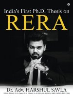 India's First Ph.D. Thesis on RERA