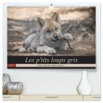 Les p'tits loups gris (Calendrier mural haut de gamme 2027 DIN A2 vertical), CALVENDO calendrier mensuel