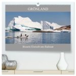 Grönland Bizarre Eiswelt um Ilulissat (hochwertiger Premium Wandkalender 2027 DIN A2 quer), Kunstdruck in Hochglanz