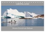 Grönland Bizarre Eiswelt um Ilulissat (Tischkalender 2027 DIN A5 quer), CALVENDO Monatskalender