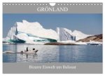 Grönland Bizarre Eiswelt um Ilulissat (Wandkalender 2027 DIN A4 quer), CALVENDO Monatskalender