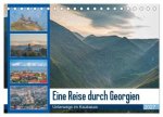 Eine Reise durch Georgien (Tischkalender 2027 DIN A5 quer), CALVENDO Monatskalender