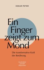 Ein Finger zeigt zum Mond