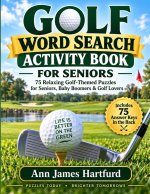 Golf Word Search Activity Book For Seniors