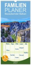 Familienplaner 2027 - Bezaubernder Balkan mit 5 Spalten (Wandkalender, 21 x 45 cm) CALVENDO