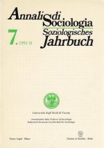 Annali di Sociologia / Soziologisches Jahrbuch: Bd. 7. (1991) II. Sociologia dell'onore / Soziologie der Ehre