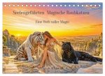 Seelengefährten Magische Raubkatzen - Eine Welt voller Magie (Tischkalender 2027 DIN A5 quer), CALVENDO Monatskalender